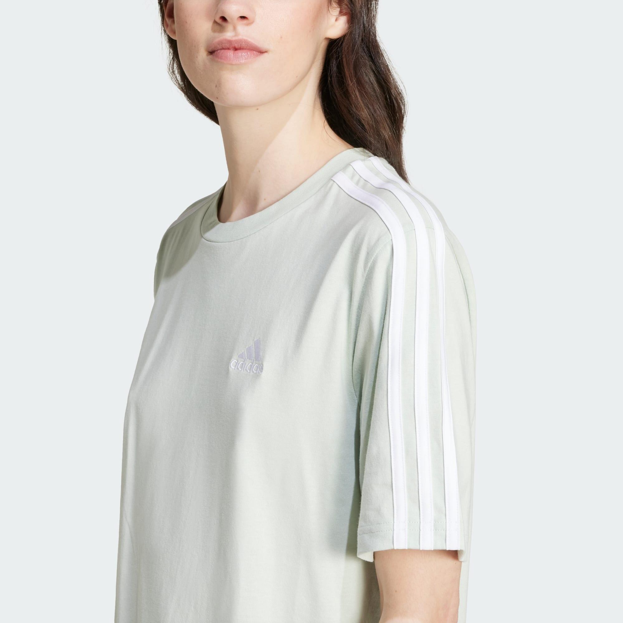 Vestido camiseta Essentials Single Jersey Boyfriend 3 bandas 5/6