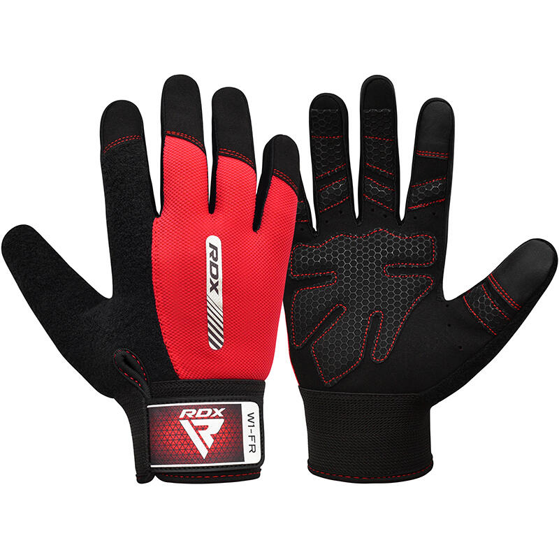 Trainingshandschoenen W1 - extra grip Rood - Rood - S 3/7