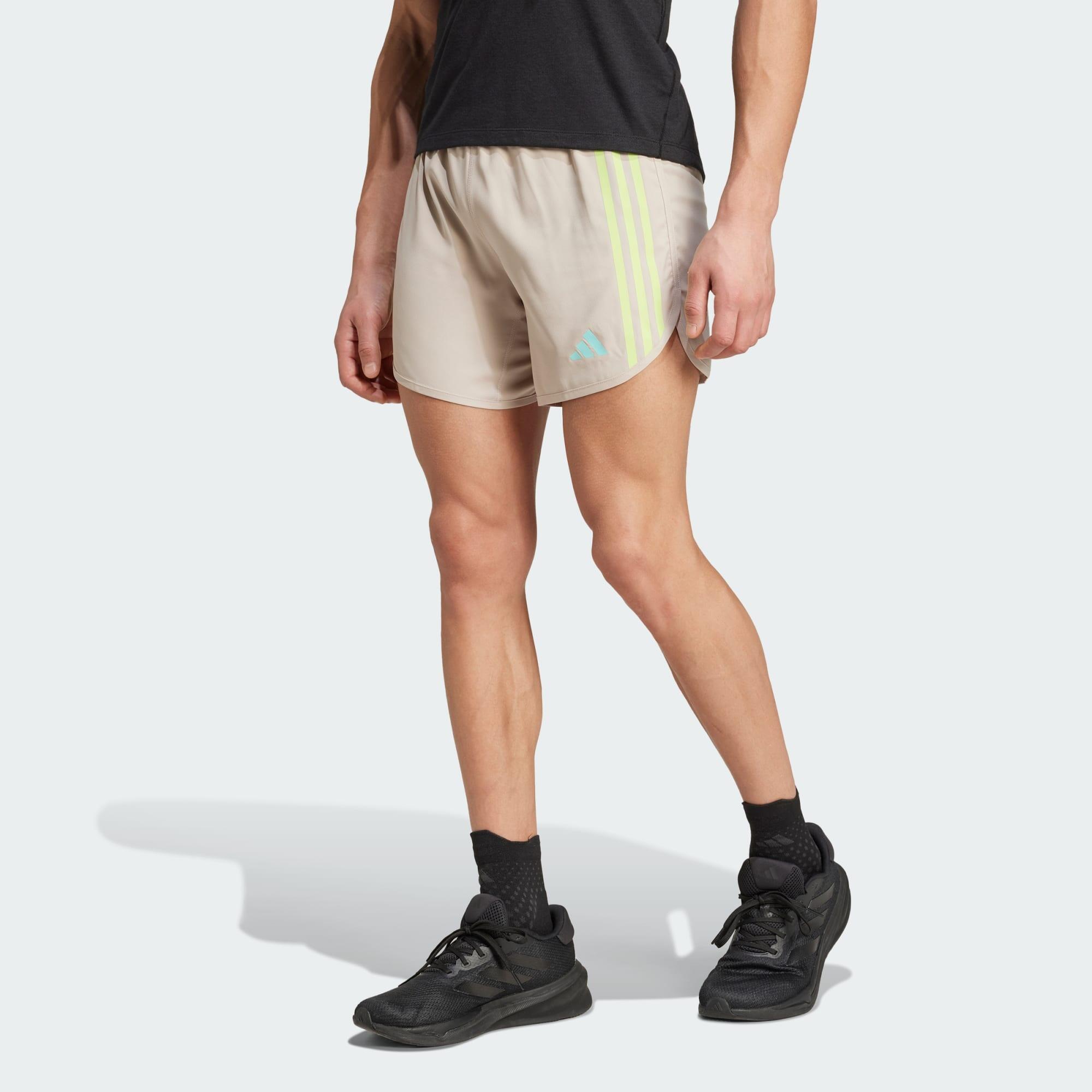 Striped running shorts sale