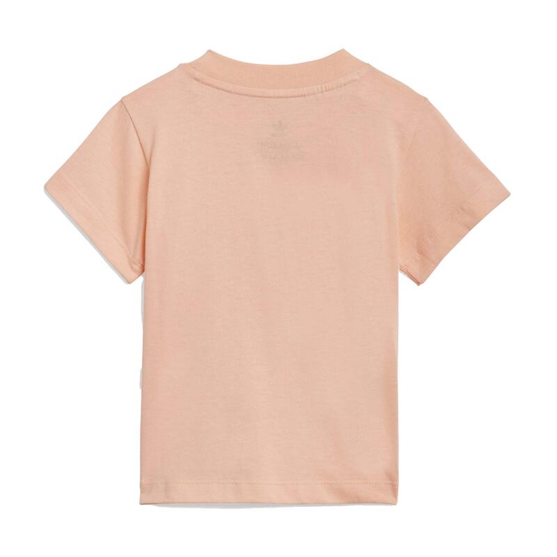T-Shirt Adidas Treefoil Tee Rosa Criança