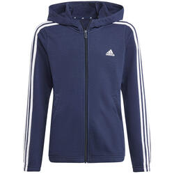 adidas Essentials 3-Stripes Full-Zip Meisjes Hoodie