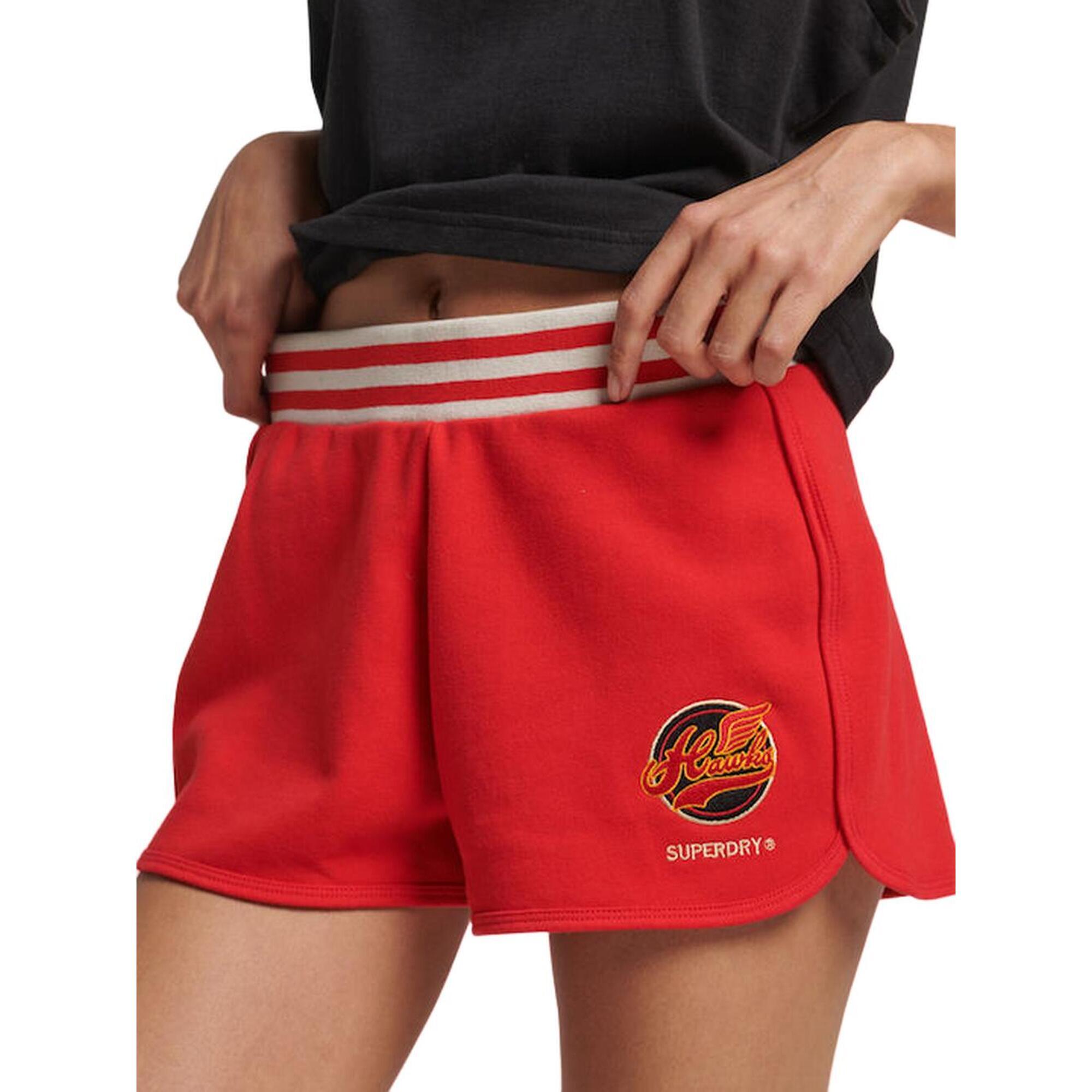 Superdry - Short De Sport Superdry Pour Femme Vintage Colegiate - Short - Rouge - 40 M - Decathlon