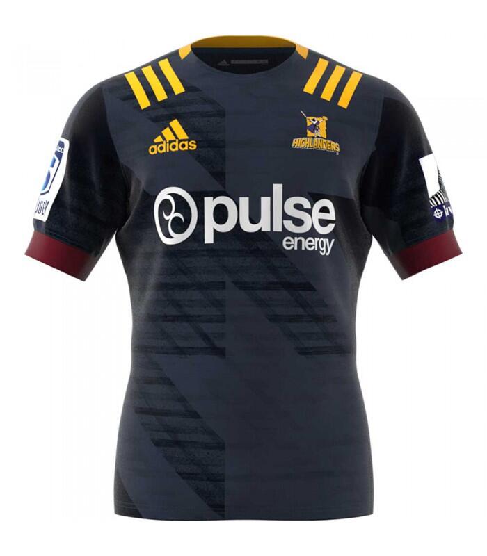 ADIDAS Highlanders Mens Home Rugby Shirt