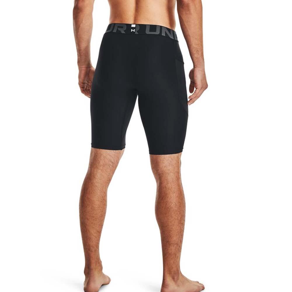 Pantalones cortos de compresión Under Armour Heatgear Armour negros 5/7