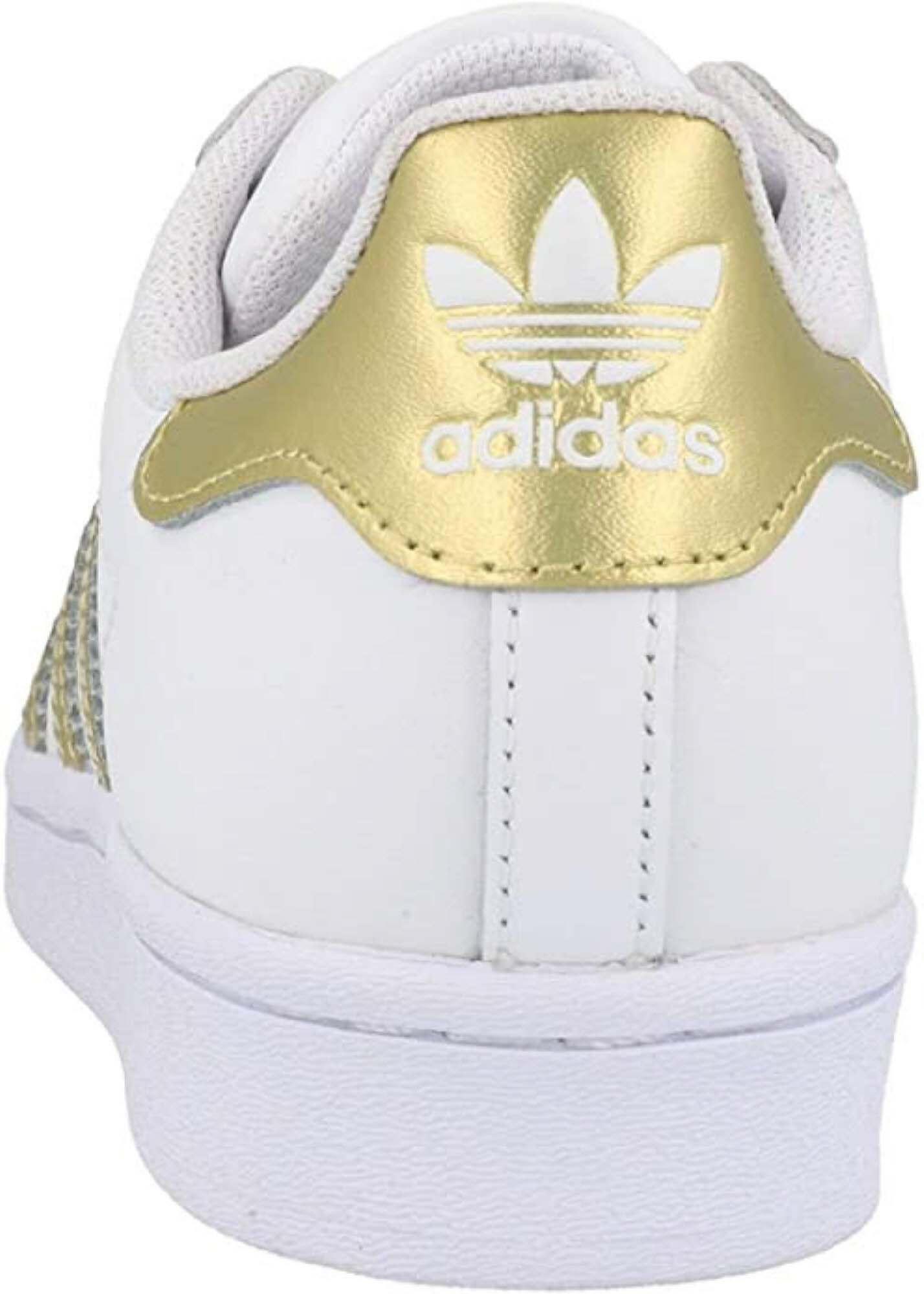 Zapatillas Adidas Original Superstar W Oro Blanco Mujer 4/5