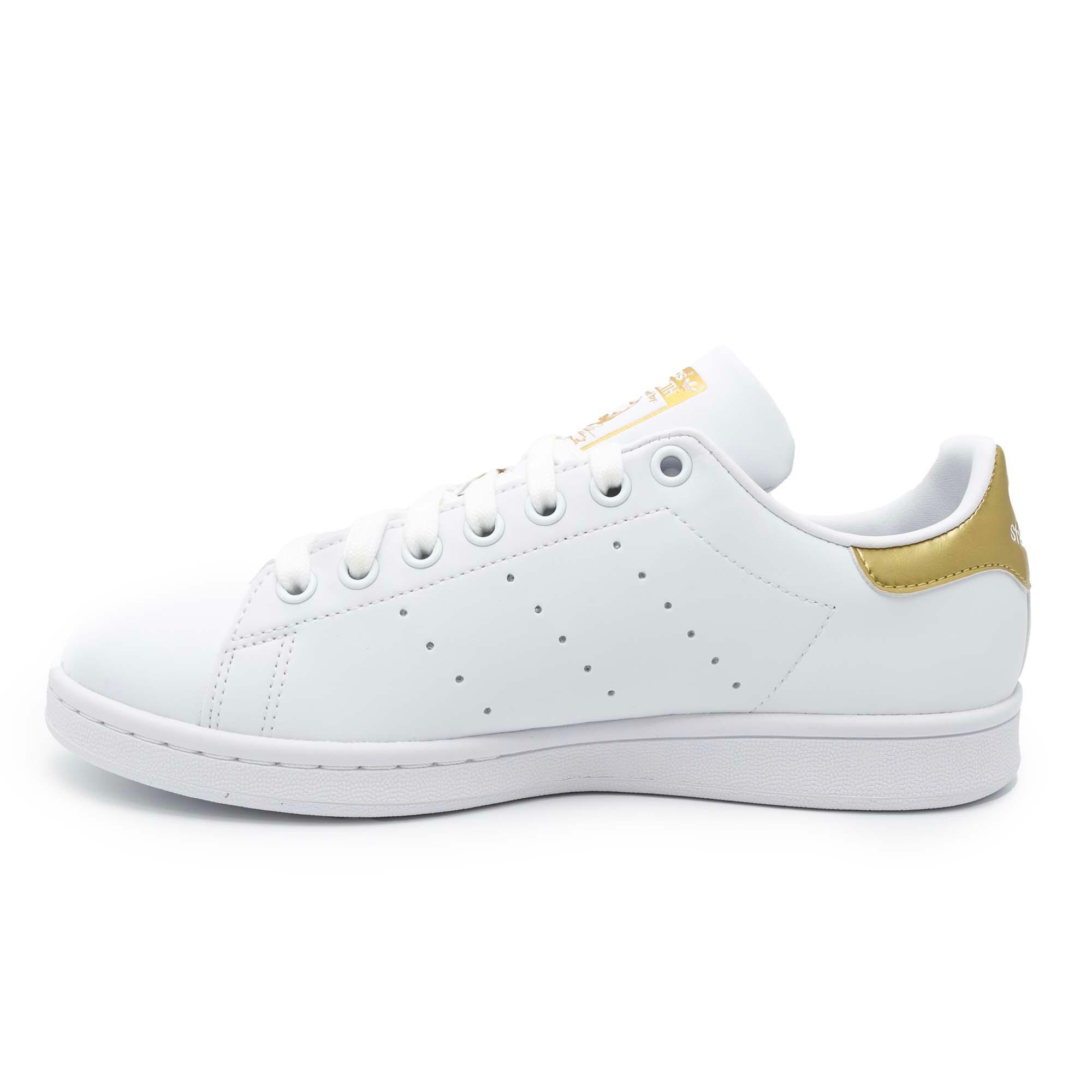 Zapatillas Adidas Original Stan Smith W Oro Blanco Mujer 2/7