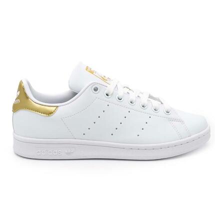 Zapatillas Adidas Original Stan Smith W Oro Blanco Mujer