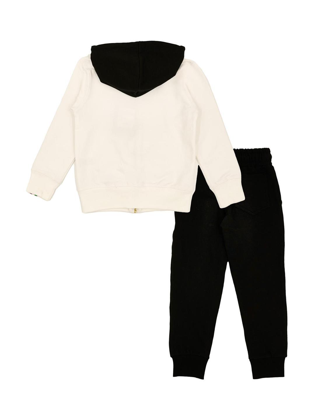 Tuta con cappuccio Leone bambino tuta con zip intera Gold Boy 2/3