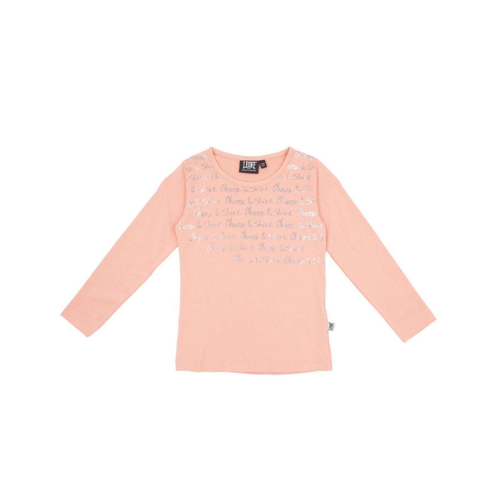 Leone 1947 Apparel - T-shirt Manches Longues Rêve Écriture Manuscrite Fille - Débardeur - Rose - 10 À 12 Ans - Decathlon