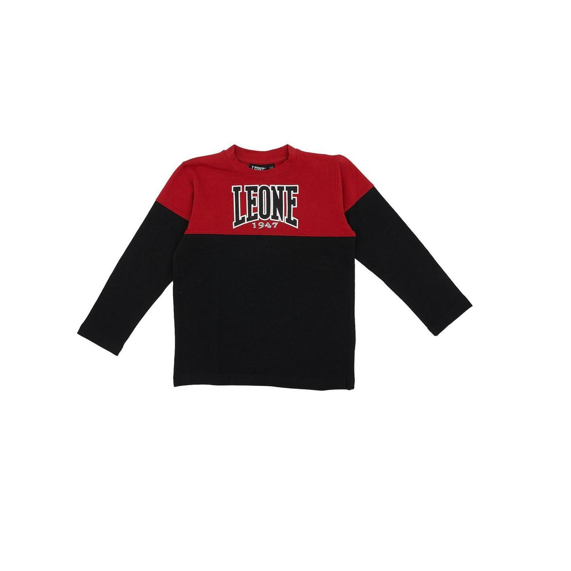 Leone 1947 Apparel - T-shirt Manches Longues Bicolore Horizontal Junior Class Pour Garçon - Débardeur - Rouge - Decathlon