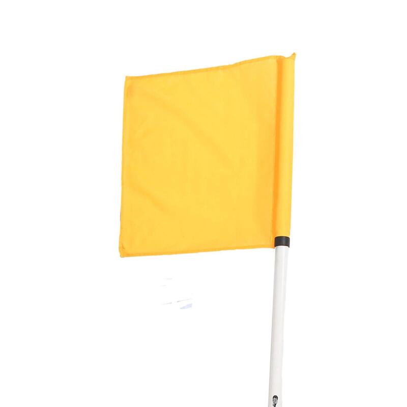 Lot de 4 drapeaux de corner couleur jaune