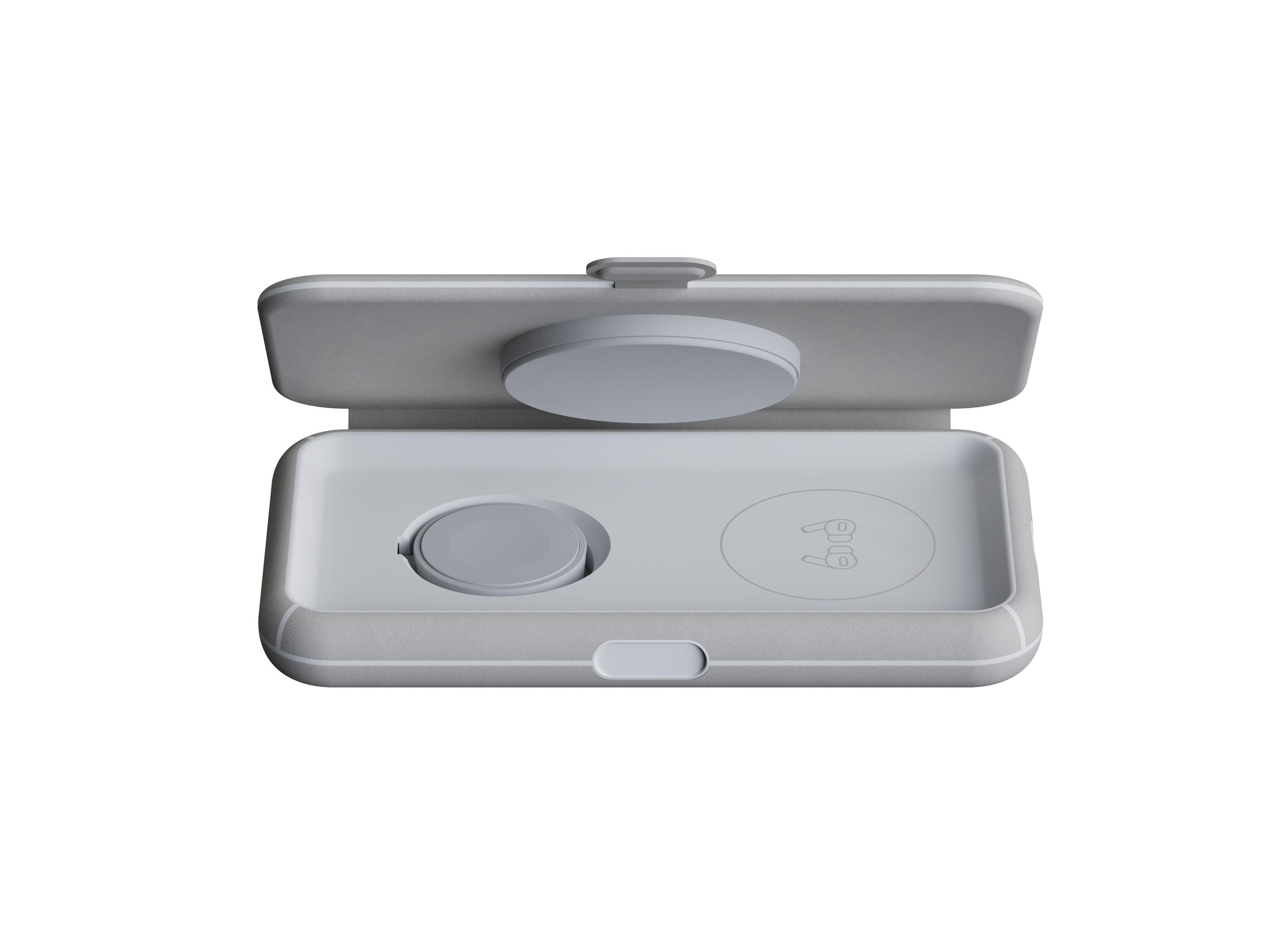 Xtorm 15W Opvouwbare Sans fil Chargeur 3-in-1 - Gris 7/7