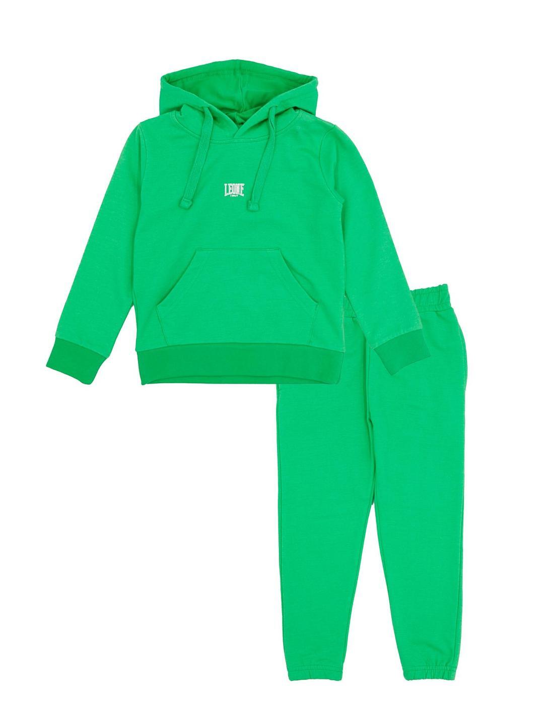 LEONE 1947 APPAREL Chándal básico de niña con capucha