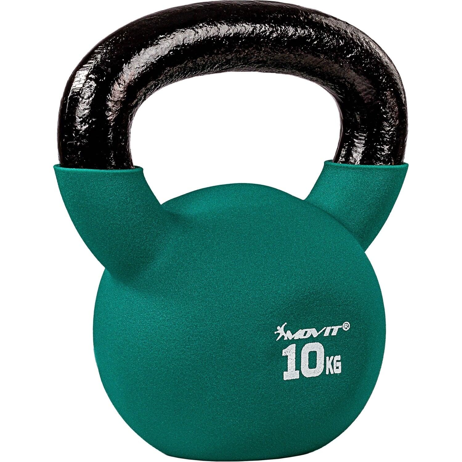 Kettlebell PRO -  2 - 24 kg, Kugelhantel aus Gusseisen mit Neoprenbeschichtung 2/3