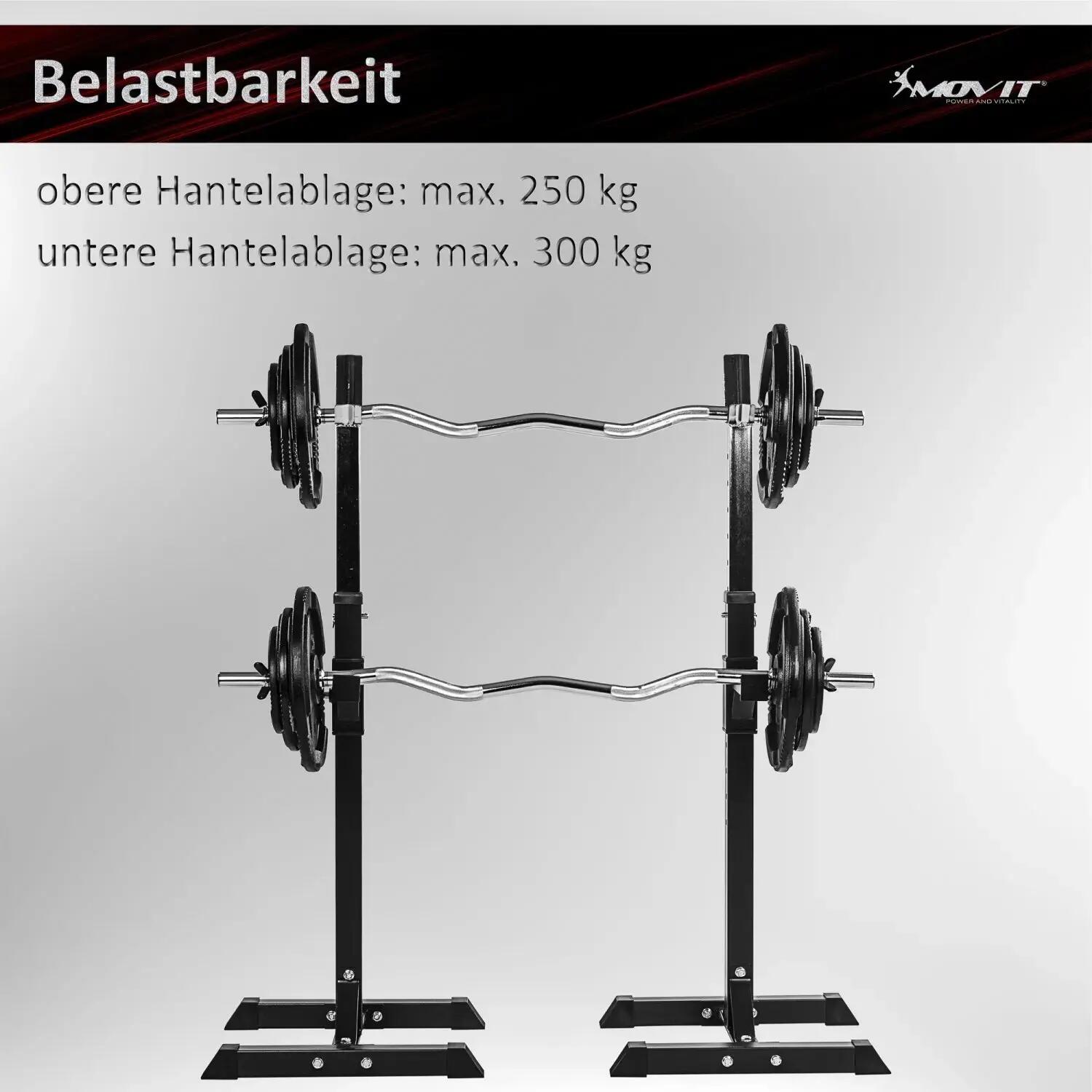 Rack pentru gantere, alb 6/6