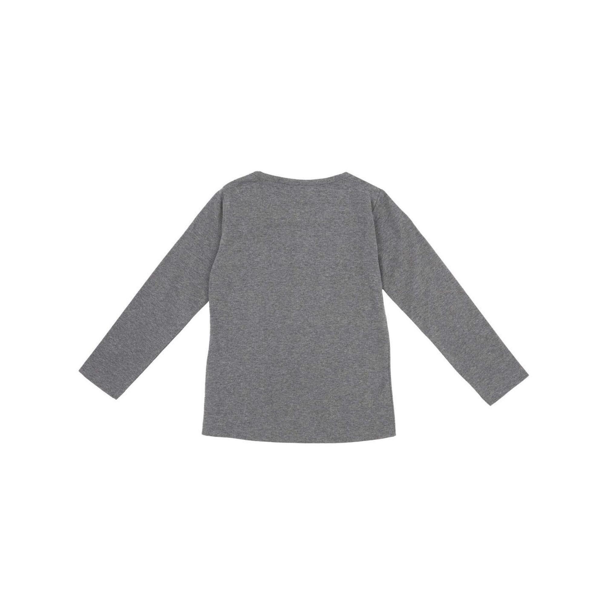 T-shirt basique uni noir Fille Okaïdi & Obaïbi