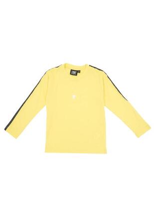 T-shirt da bambino maniche lunghe con banda New Tape