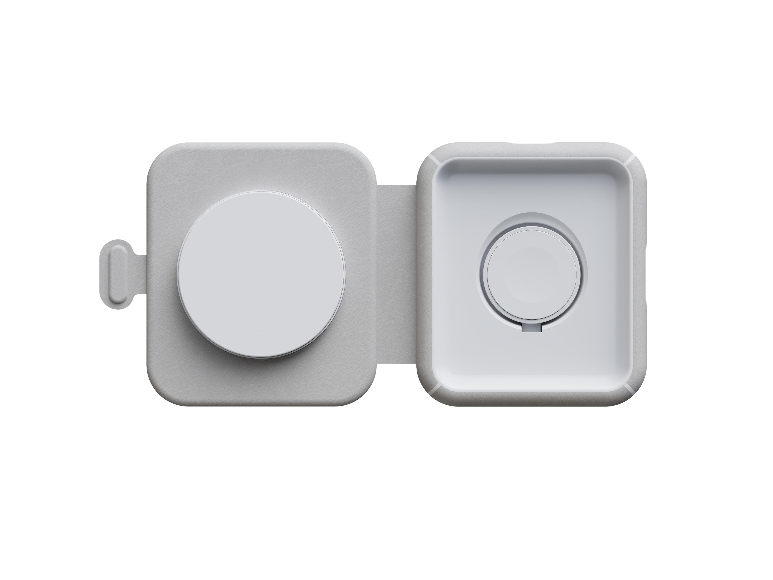 Xtorm 15W Opvouwbare Draadloze Oplader 2-in-1 - Stijlvol Ontwerp - Grijs 5/7
