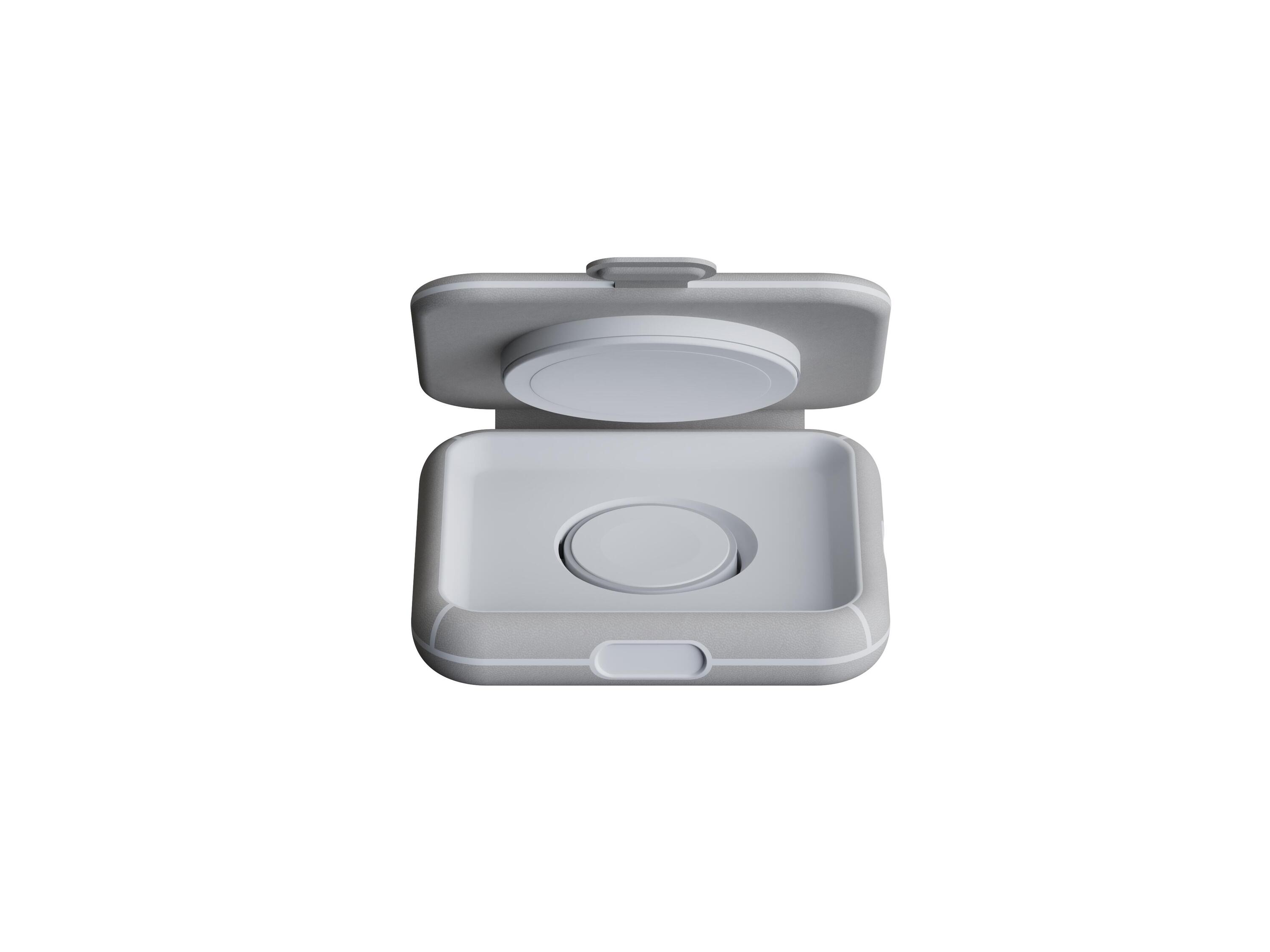 Xtorm 15W Opvouwbare Draadloze Oplader 2-in-1 - Stijlvol Ontwerp - Grijs 6/7