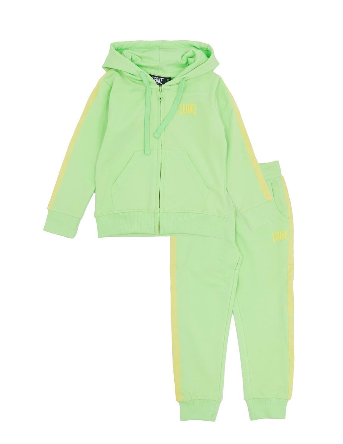 LEONE 1947 APPAREL Tuta con cappuccio da bambina Pure Chic