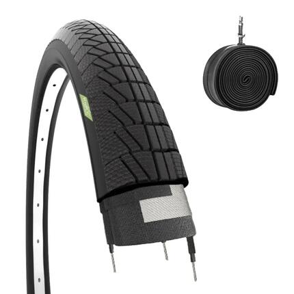 Band 16x1.75 (47-305)+binnenband, fietsband 16 x 1.75 kind stadsfiets EV