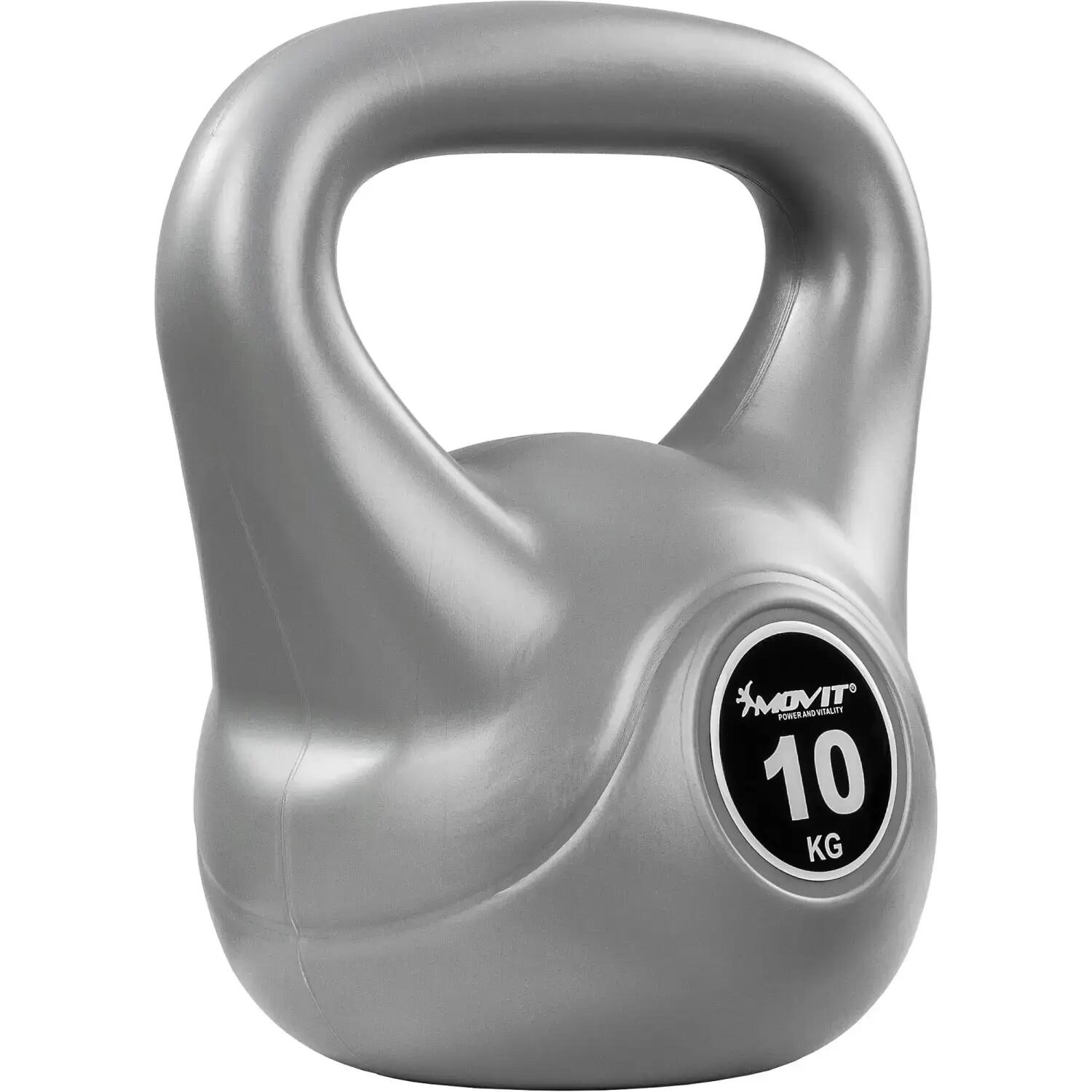 Kettlebell , MOVIT® de 10 kg, gri 2/3