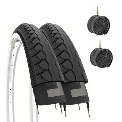 2 copertoni 26x1.50 (40-559) + camere. pneumatici slick 26 x 1.50 trekking EV