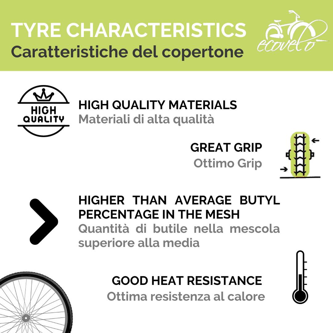 2 Copertoni + Camere Per Bici Bambino 12.5" - Misura 47-203, Valvola Americana - Foto 5