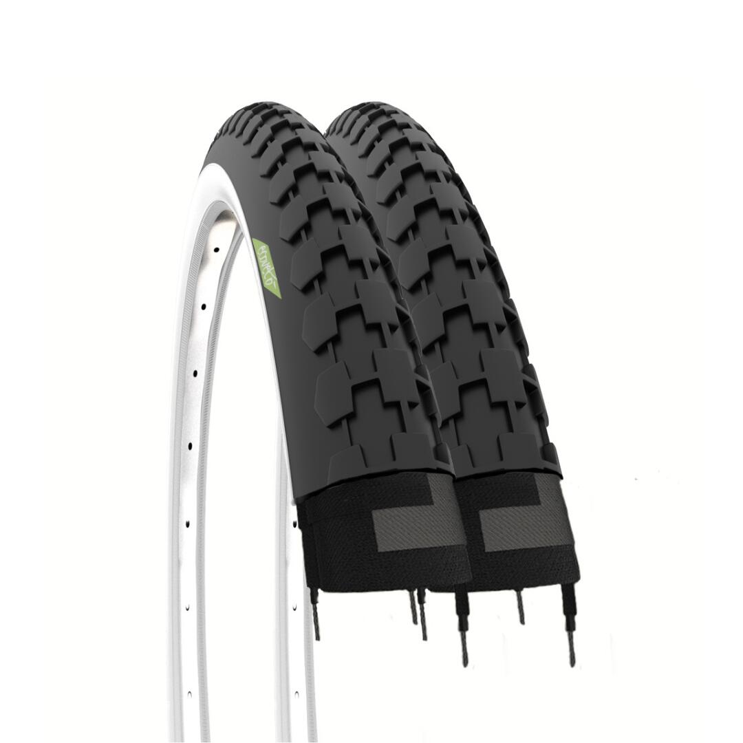 ECOVELO 2 copertoni 26x1 1/2 (40-584), pneumatici,bici vintage 26 x 1 1/2 adulto 26'' EV