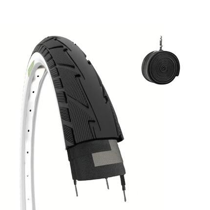 Pneu 26x1.75 (47-559)+chambre, pneu slick 26 x 1.75 route EV