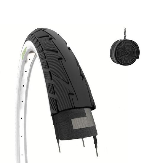 Copertone 26x1.75 (47-559) + camera pneumatico slick 26 x 1.75 stradale EV