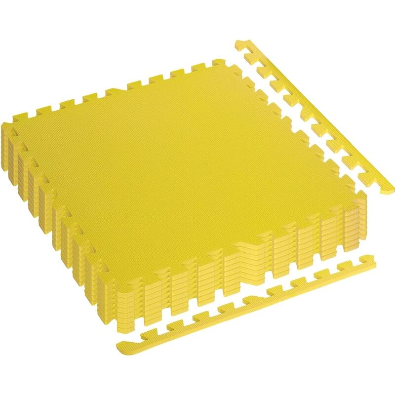 Set de 8 covorase de protectie, MOVIT®, 3m², galben