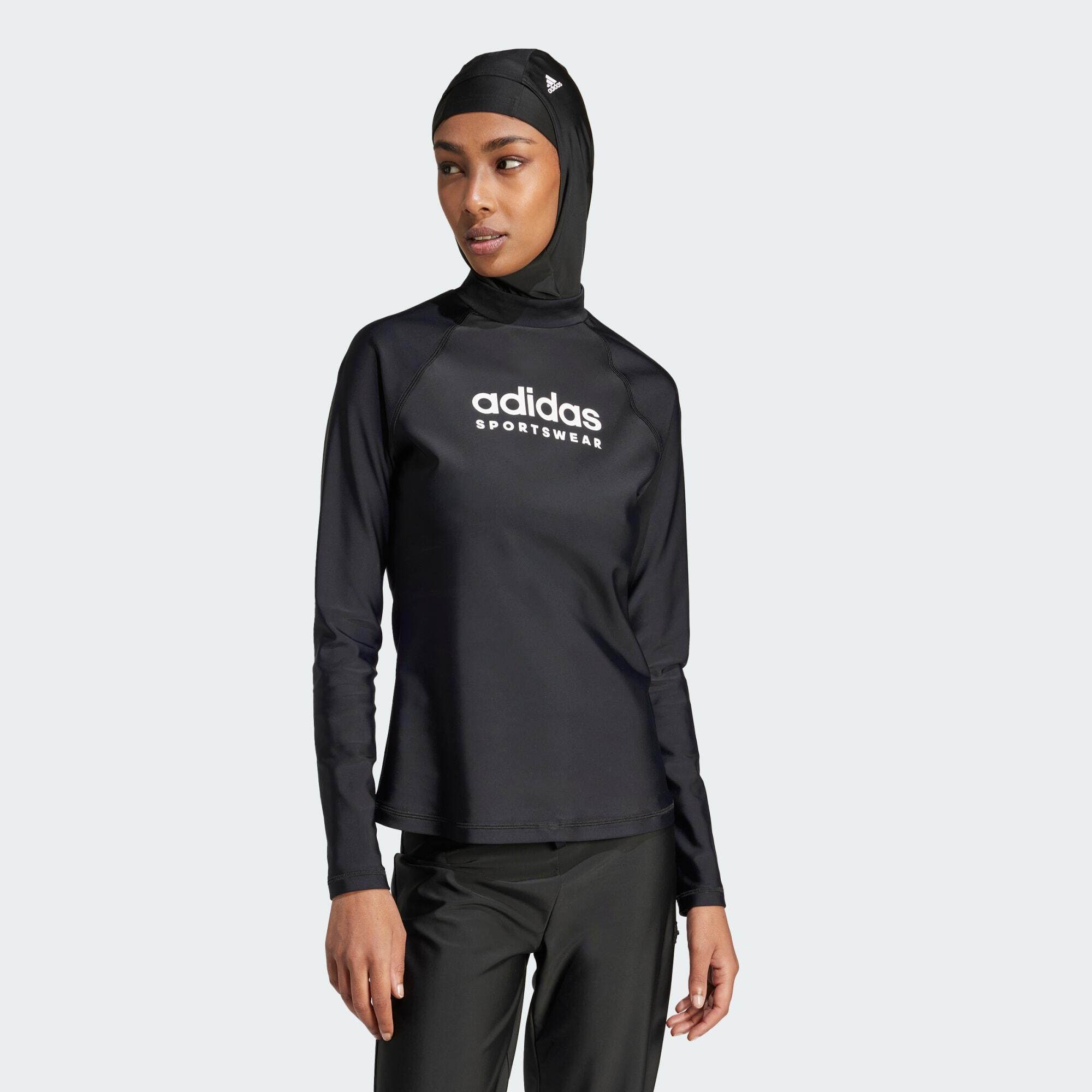 Adidas - Rashguard À Manches Longues - Maillot De Bain 1 Pièce - Noir - S - Decathlon