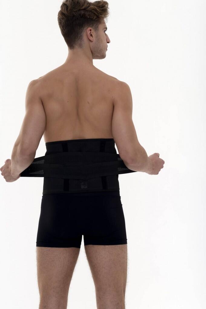 Ceinture antidouleur lombaire réglable par velcro Exer 3/5