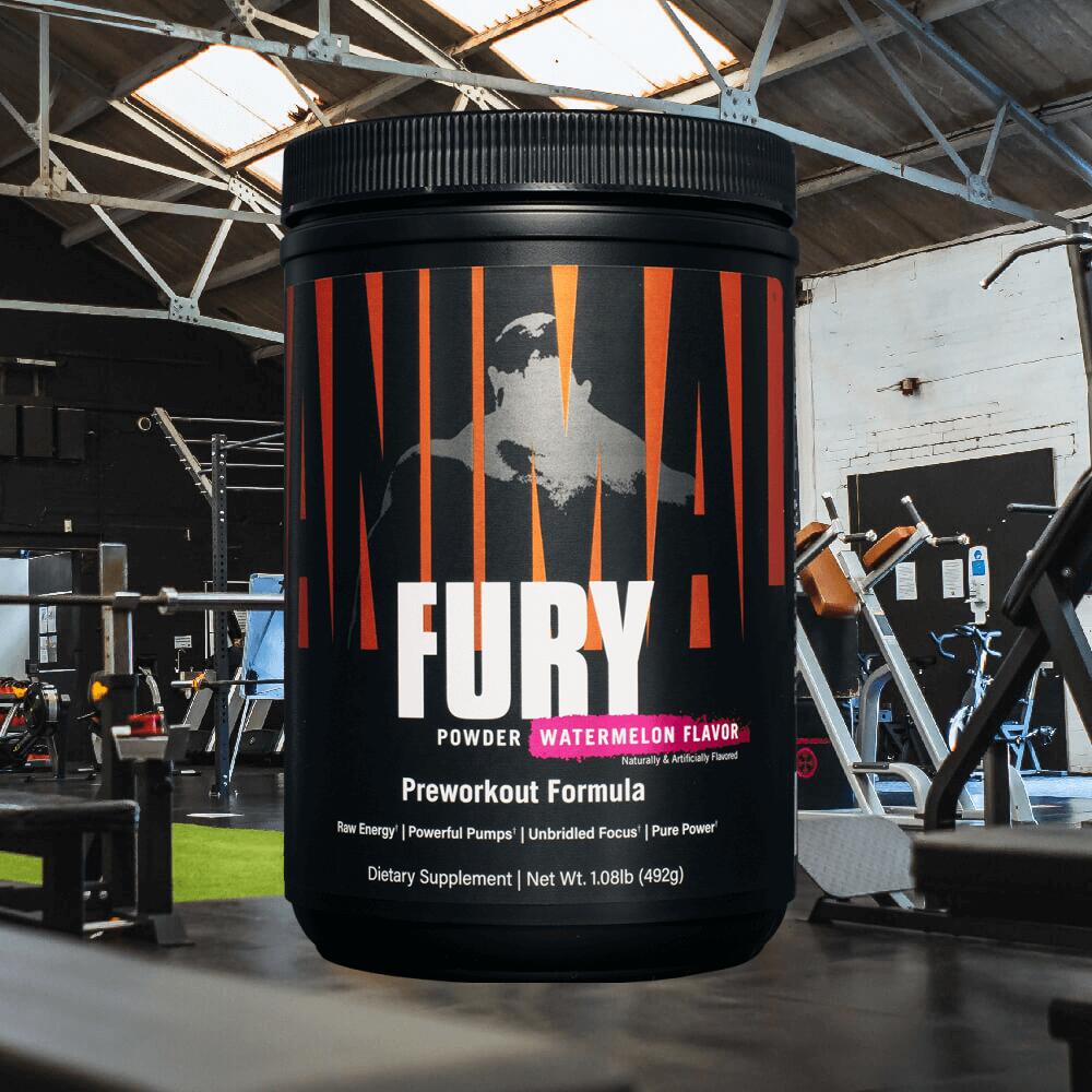 Universal Nutrition Animal Fury (30 serv) Watermelon - Pré-entraînement 2/4