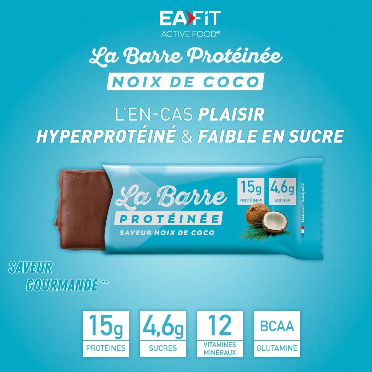 Barres Protéinées | La Barre Protéinée (24x46g) | Noix De Coco 4/7
