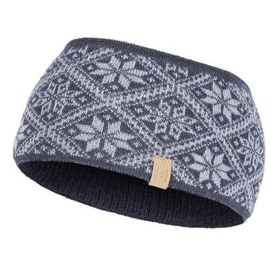 Fascia per capelli in lana lavorata a maglia Freya Forever Blue - Blu scuro