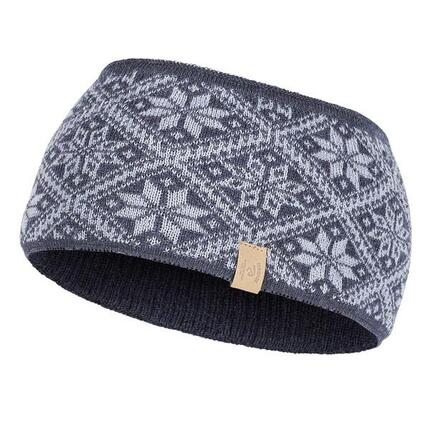 Bandeau en laine tricoté Freya Forever Blue - Taille Unique - Bleu Foncé