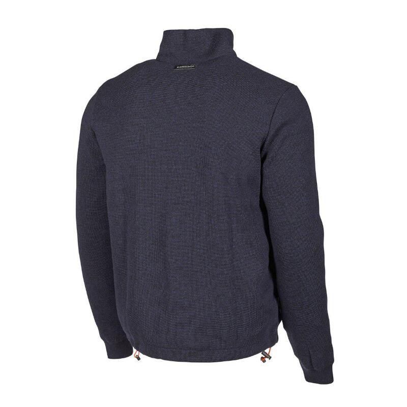 Vest Hadar Full Zip Windbreaker Navy - fijne merinowol - Blauw 2/5