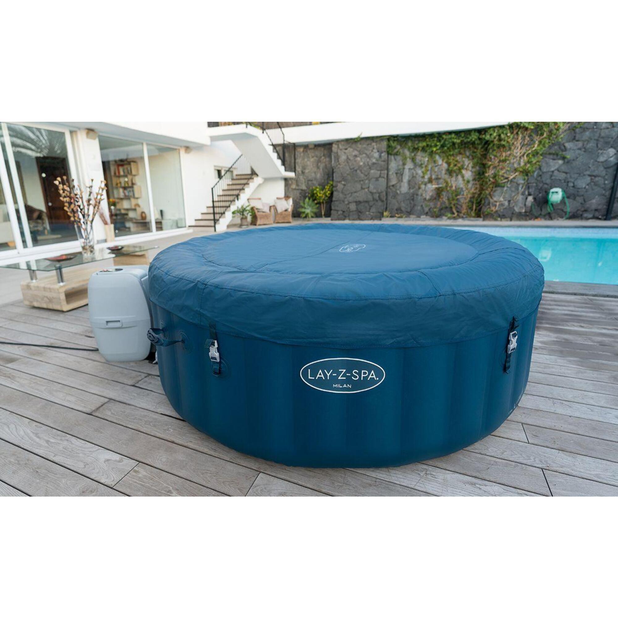 Lay-Z-Spa Milan Airjet PLUS Inflatable Hot Tub 3/5