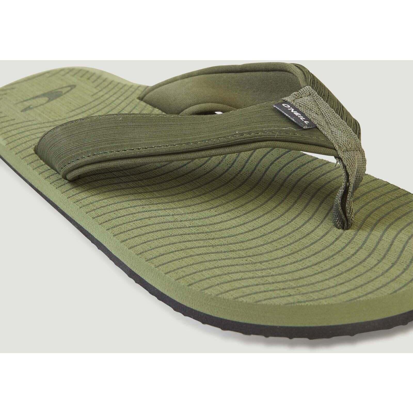 Chanclas O'Neill Koosh Sandals, Verde, Hombre 3/4