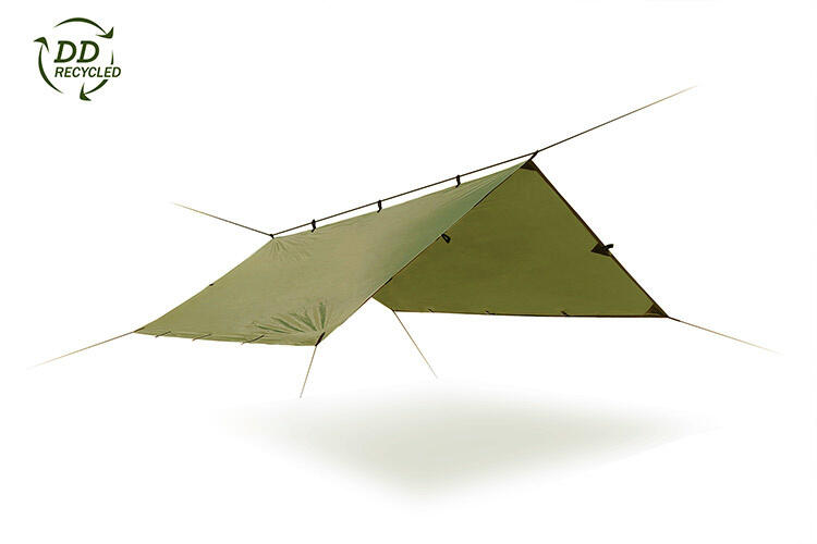 DD Hammocks DD Recycled Tarp/ Abdeckplane 3 Olive Drab 3/6