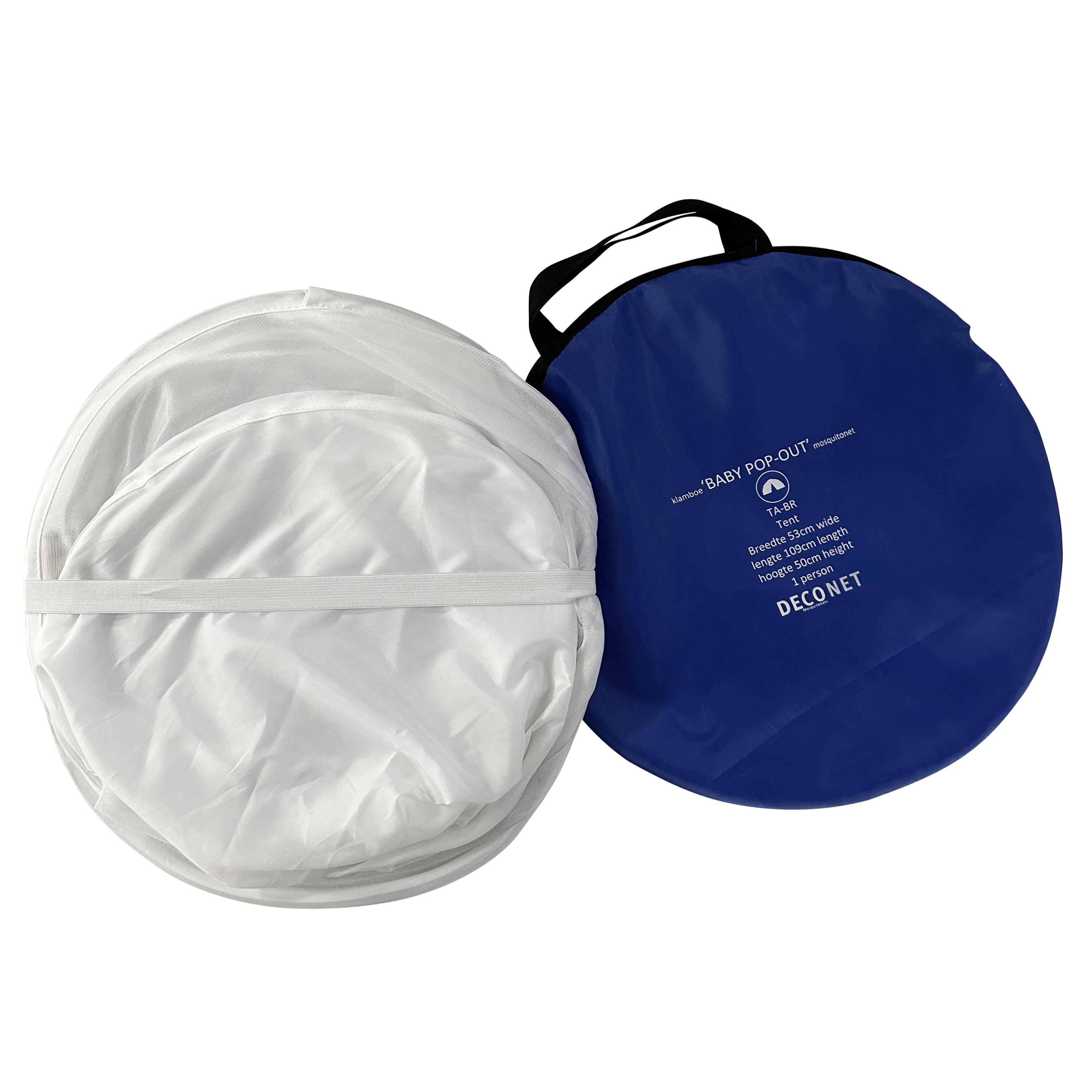 Travelnet moskitiera dla dziecka podróżna Pop-Out PURE - D100x S50x W53cm 5/6