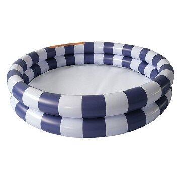 Baby swimming pool 100cm Blue white Stripes