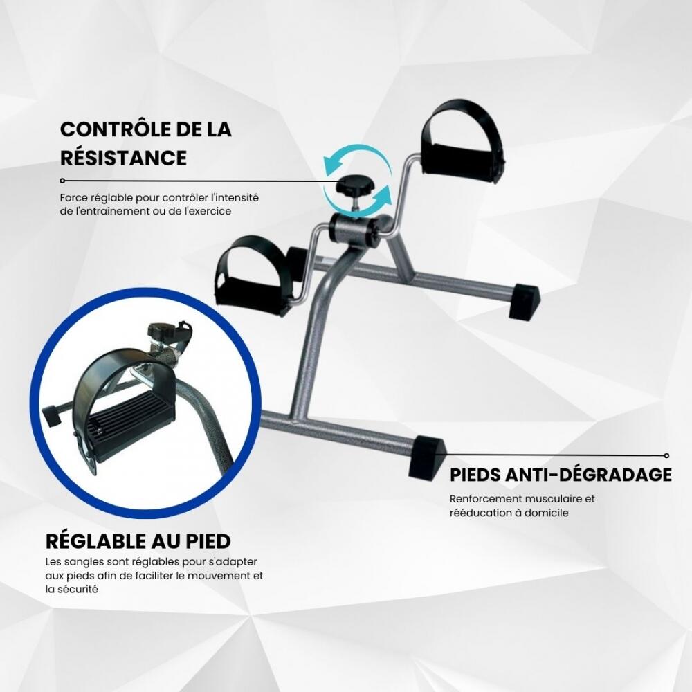 Mini-Heimtrainer, Tretlager-Trainingsgerät verstellbares Arm-Bein-Trainingsgerät 6/7