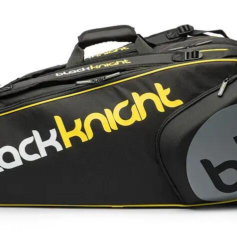 Black Knight Pro Series Tour Racket Bag - Black/Yellow