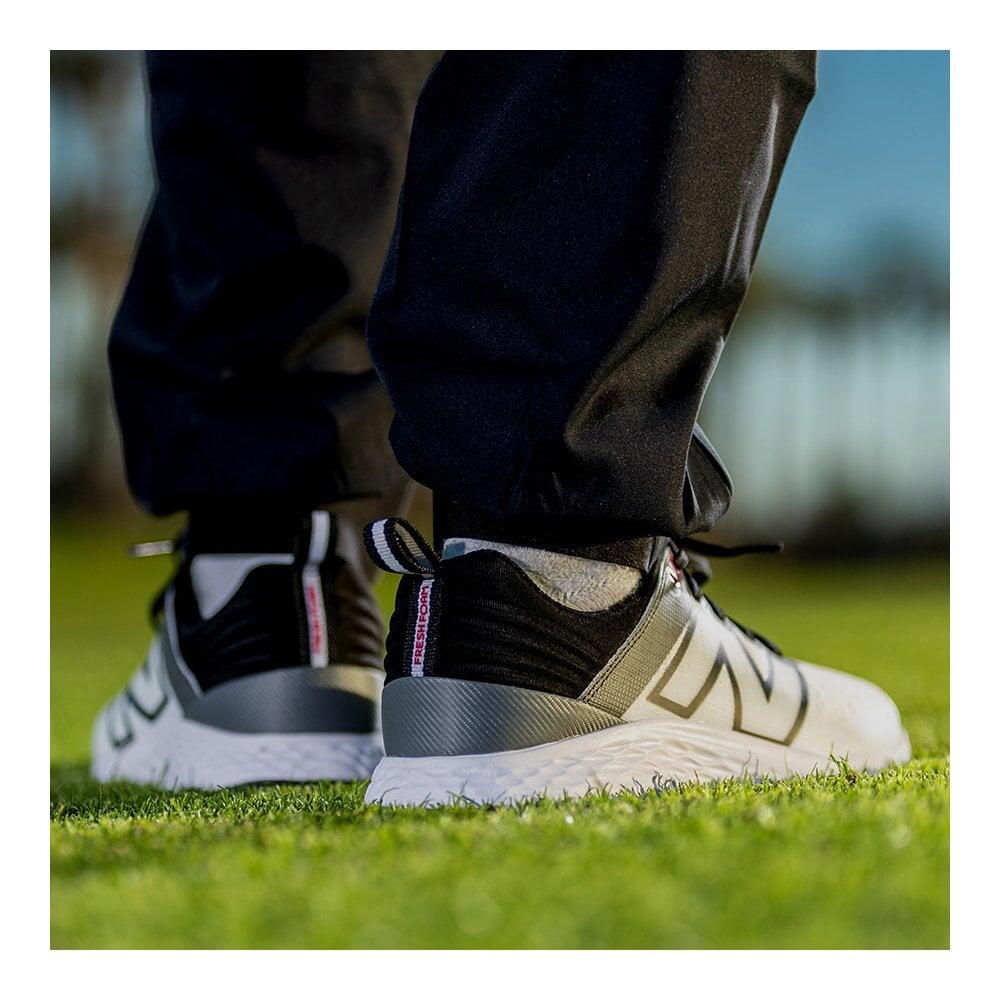 New Balance Fresh Foam Contend V2 2024 Calçado de Golfe Homem, Branco/Preto 5/5