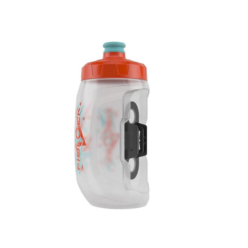 Ersatzbidon Twist Kids 450 ml, Blau/Orange/Weiß