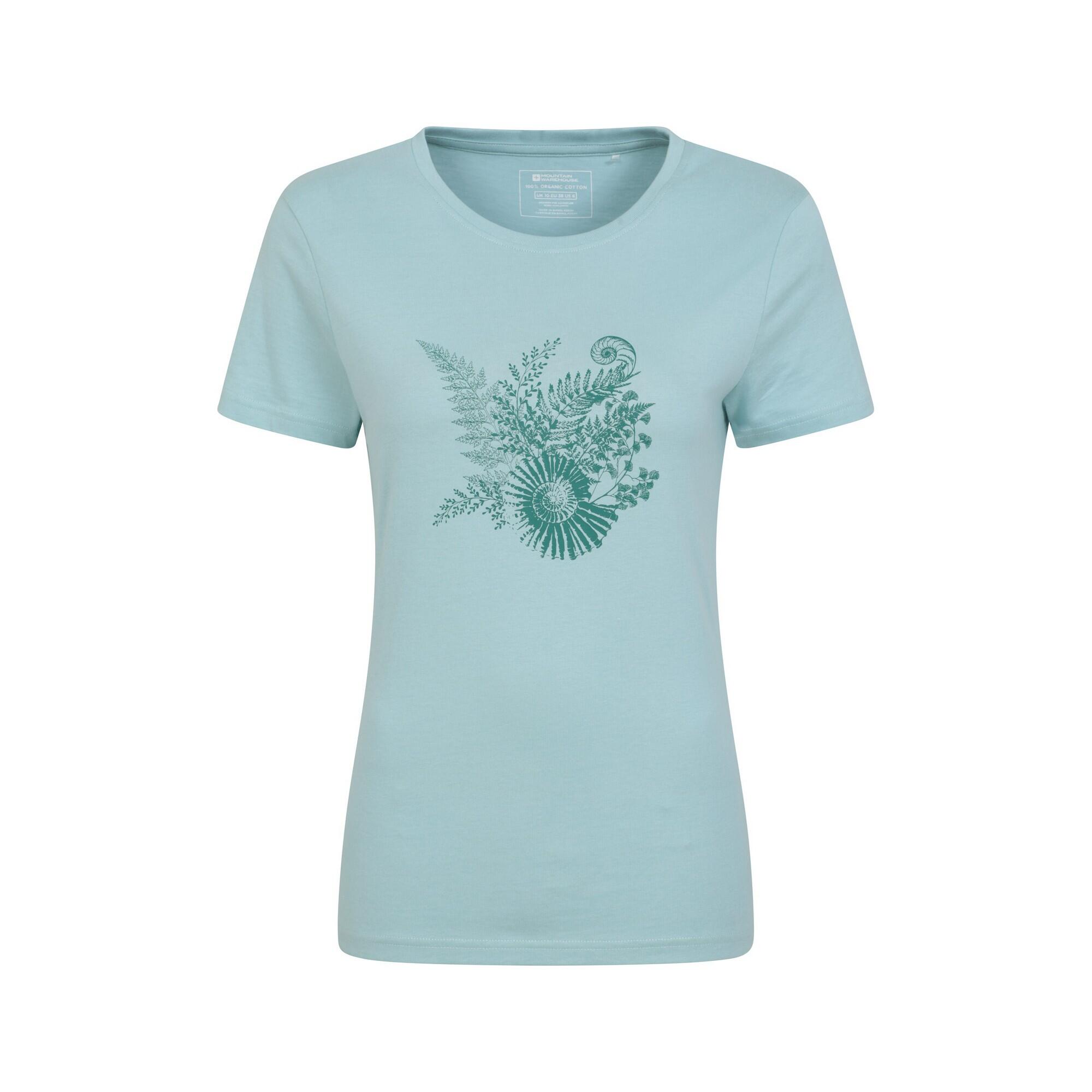 Mountain Warehouse Womens/Ladies Fern Shell Organic T-Shirt