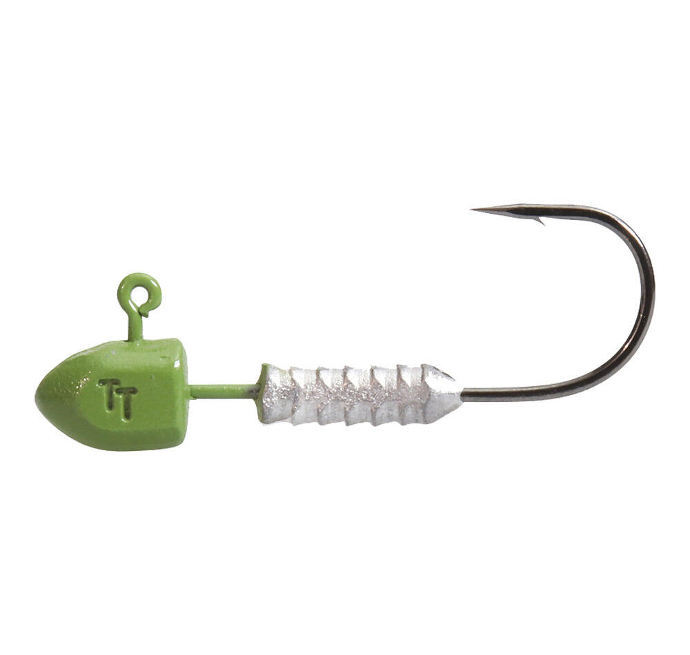 TT HeadlockZ Finesse UV Jig Heads Motor Oil / Hook Size:1  / 1/12oz